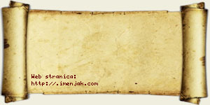 Jana Susanić vizit kartica